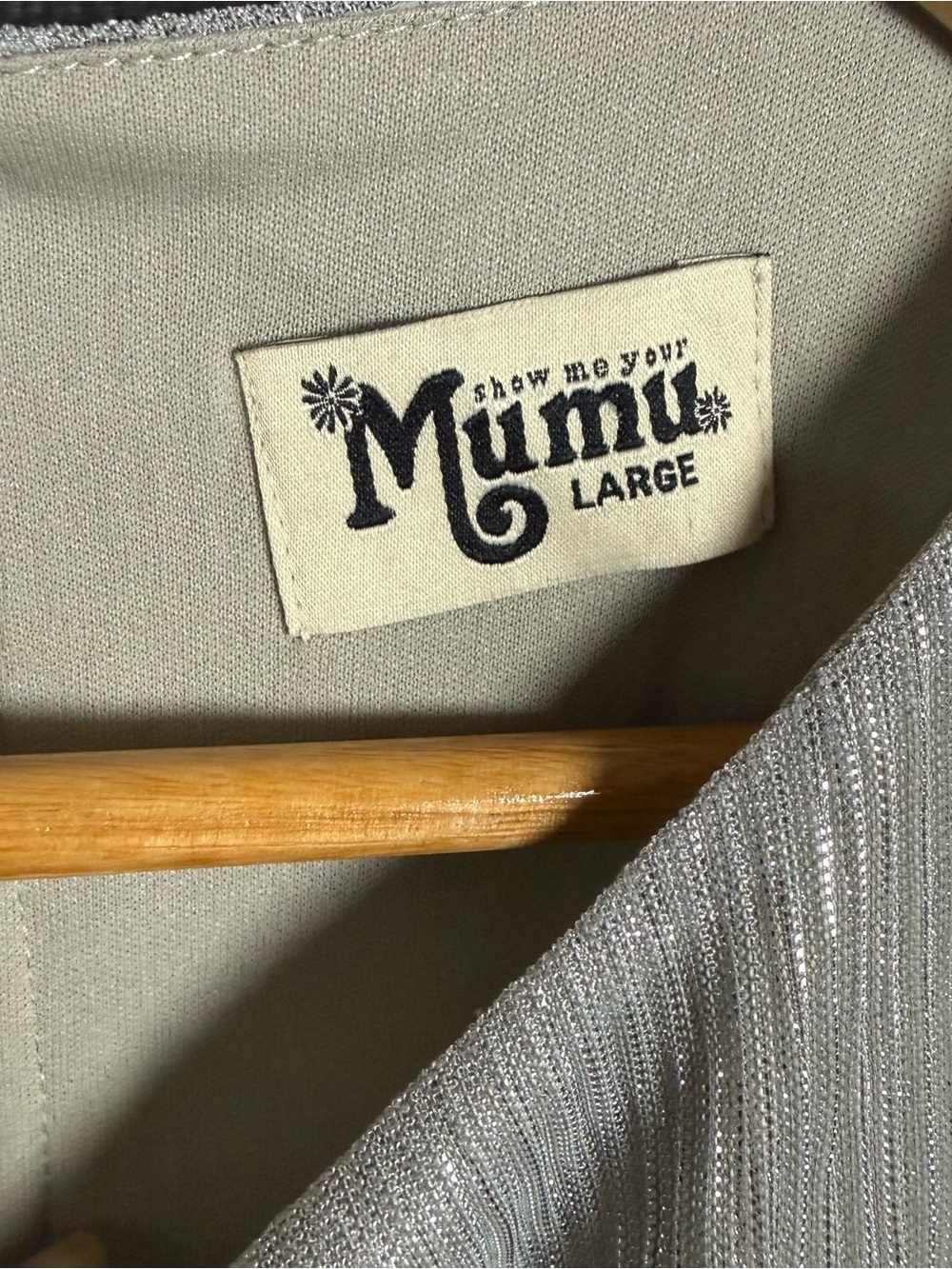 Show Me Your Mumu Silver to Navy Ombre Mini Dress - Picture 5 of 9